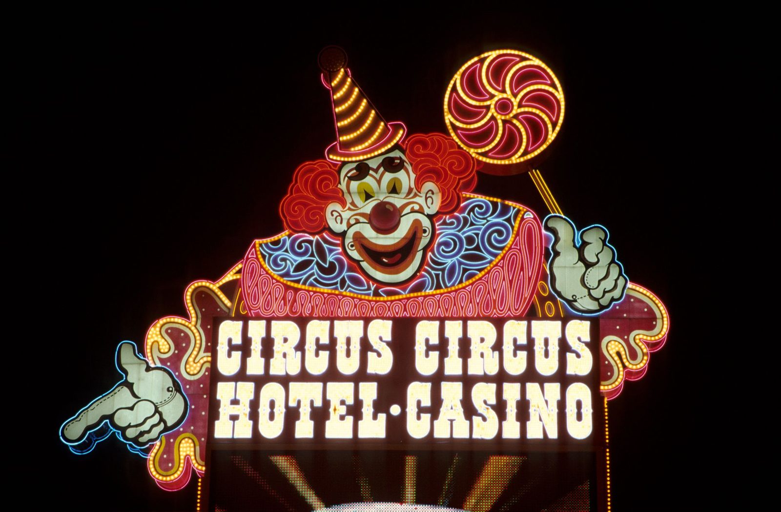 Papan neon Circus Circus Hotel Casino